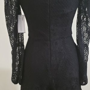 GUESS Long Sleeve Off Shoulder Romper